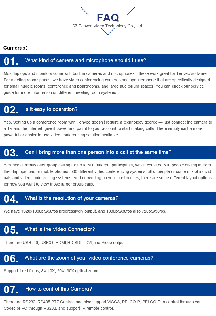 All in one webcam for conference room