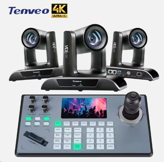 4K 30x optik Zoomni kuzatish uchun 4K 30x optik kattalashtirish uchun guruh to'plamlari