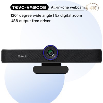 1080P video qo'ng'iroq uchun mikrofon va karnay bilan konferentsiya veb-kamerasi